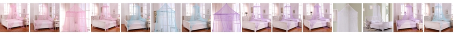 Epoch Hometex inc Cottonloft Galaxy Collapsible Hoop Sheer Mosquito Net Bed Canopy